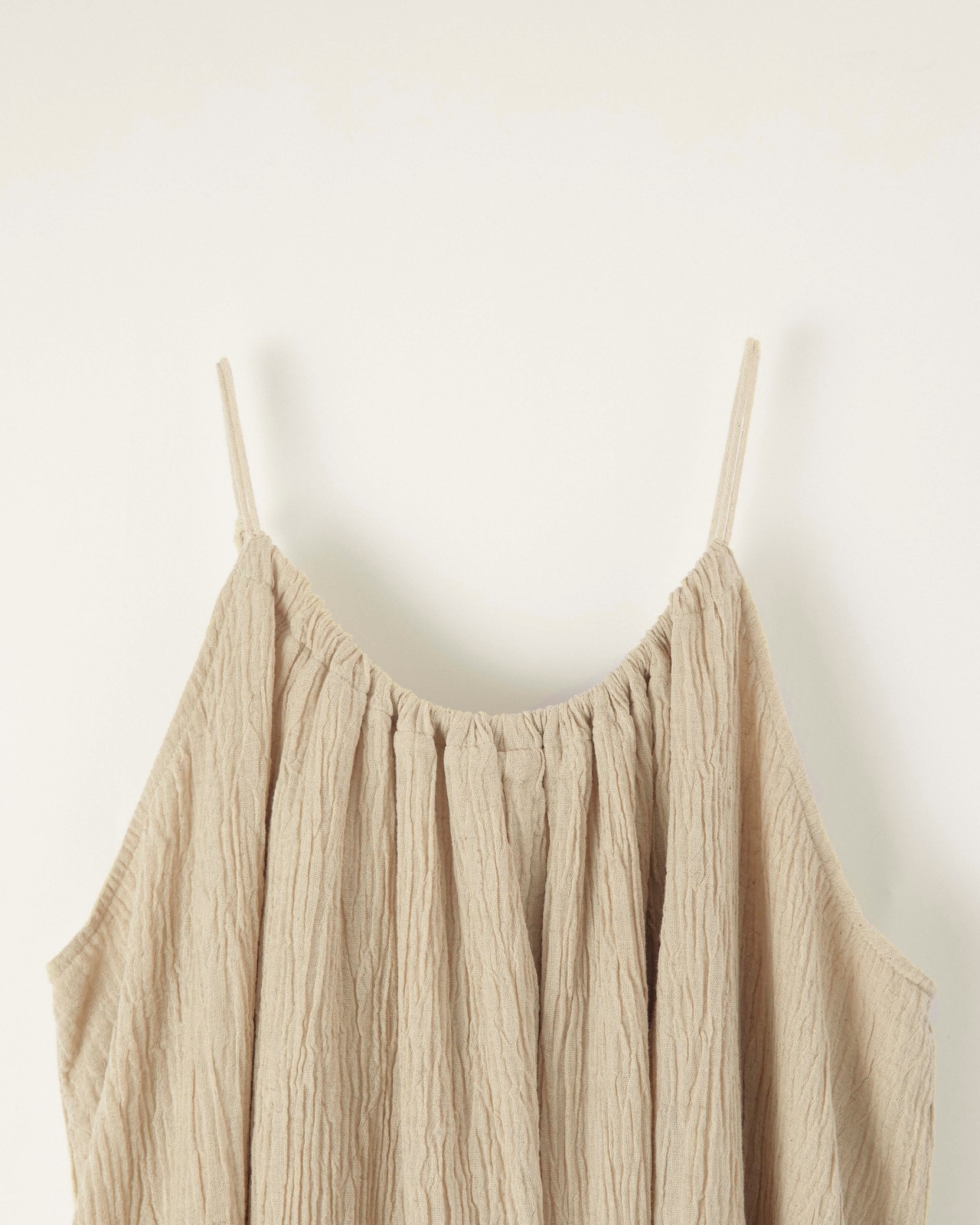 DU250530 linen pleats camisole one piece【残り僅か】