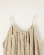 DU250530 linen pleats camisole one piece【残り僅か】