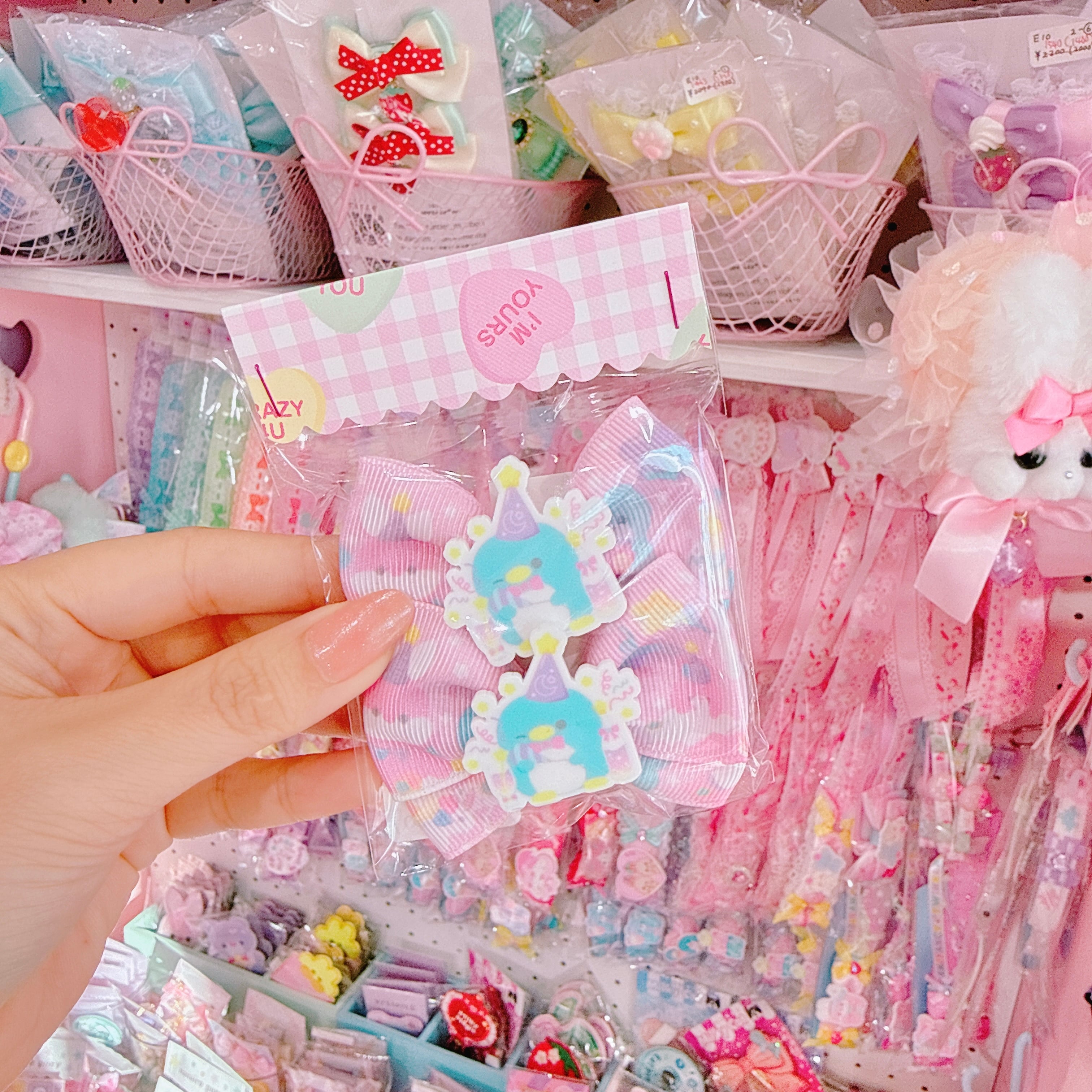 【K6】85-21ツインヘアクリップ