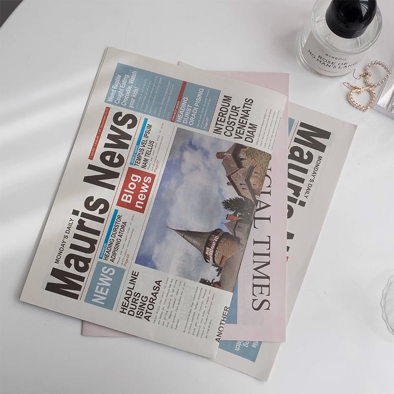インテリア用英字ニュースペーパー