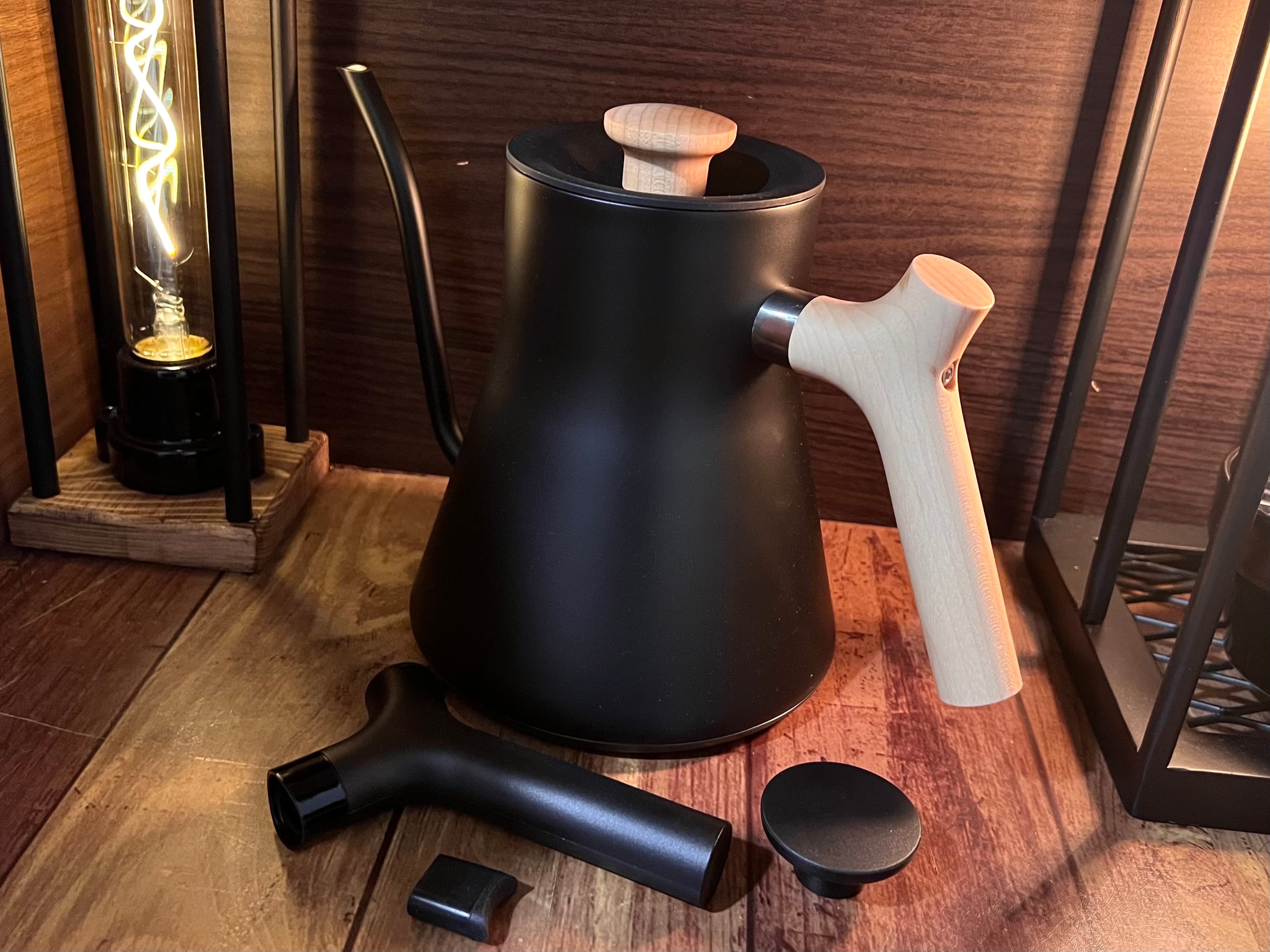 Fellow Stagg Wooden Handle and Lid Pull Kit Maple | COFFEE LAB