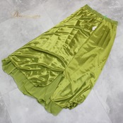 社交ダンス 衣装 スタンダード 上下セット ツーピース レッスンウェア パーティ衣装 黄緑 ICHIOKU イチオク グリーン系 ラインストーン スカート トップス フレア デザイン 伸縮性 ウエストゴム 洗練 ショート丈 大人用 イベント用 ドレス おしゃれ コスチューム 美しい おすすめ 体型カバー 舞台衣装 競技用