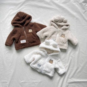 ベビー　冬新作　もこもこ 裏起毛 暖かい アウター