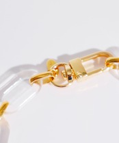 クリアチェーンネックレス/020334