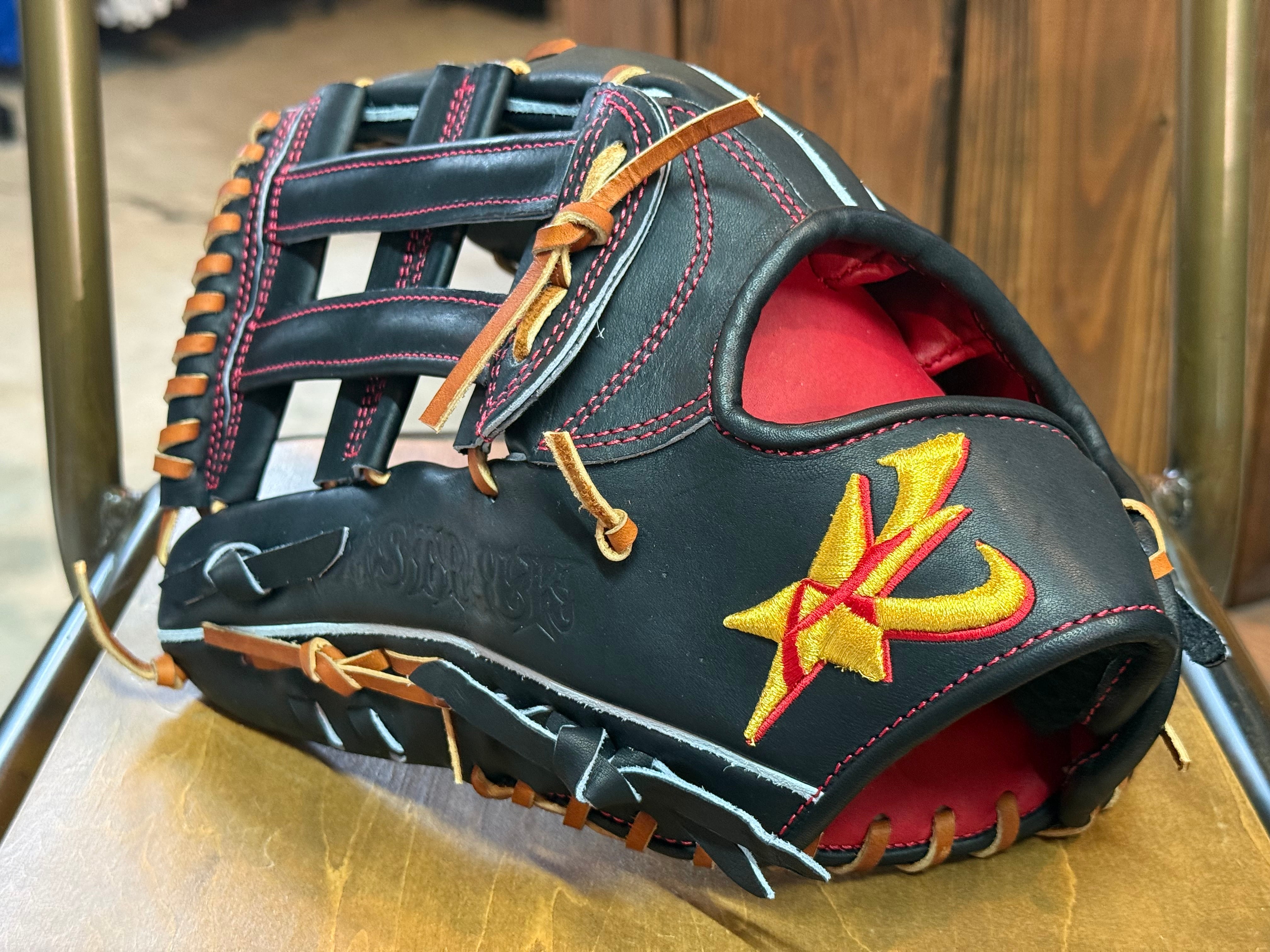 アストラル硬式外野手用グローブ 左、黒 ASTRAL K 【アストラルケー】 | 野球専門店 GorillaSports商店