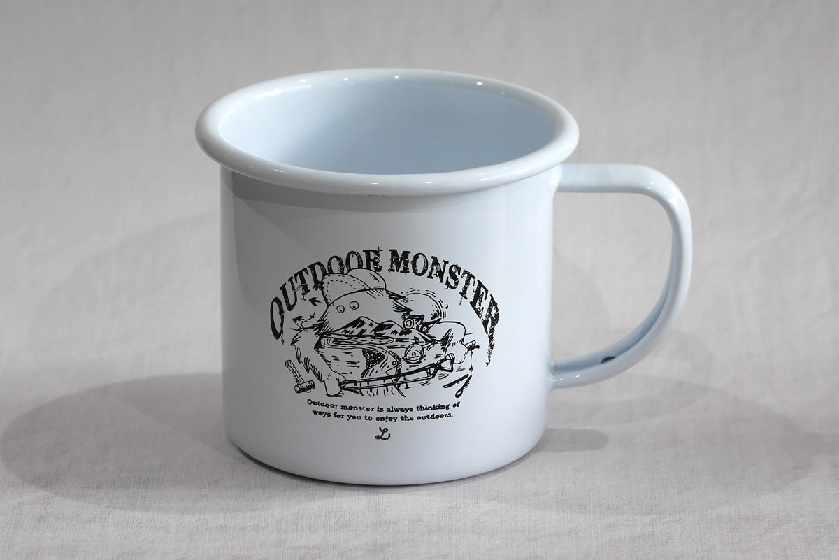 アウトドアモンスター】ホーローマグカップ | アウトドア