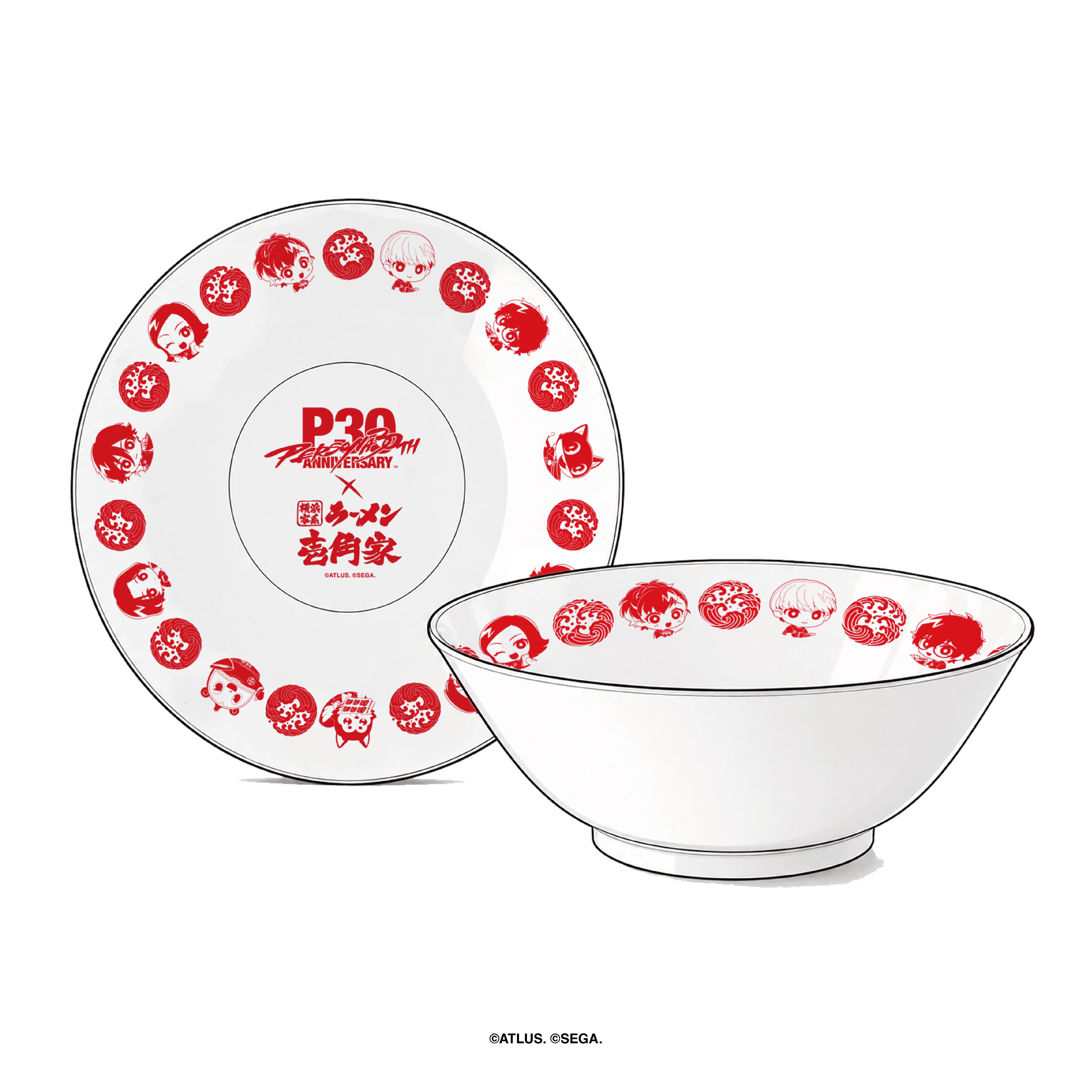 ペルソナ』シリーズ30周年 × 横浜家系ラーメン 壱角家 P30th 等身
