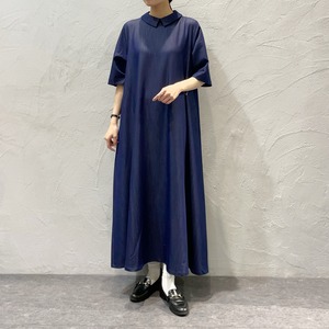 KELEN/シャンブレーシャツカラードレス