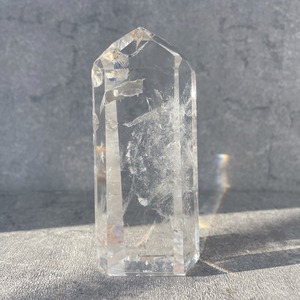 【高品質】ミナスジェライス産クリアクォーツ タワー96◇ Clear Quartz ◇ 天然石・鉱物・パワーストーン