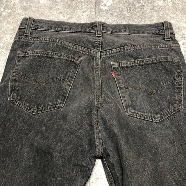 90's Levi's リーバイス 501-0658 先染め ブラックデニムパンツ USA製