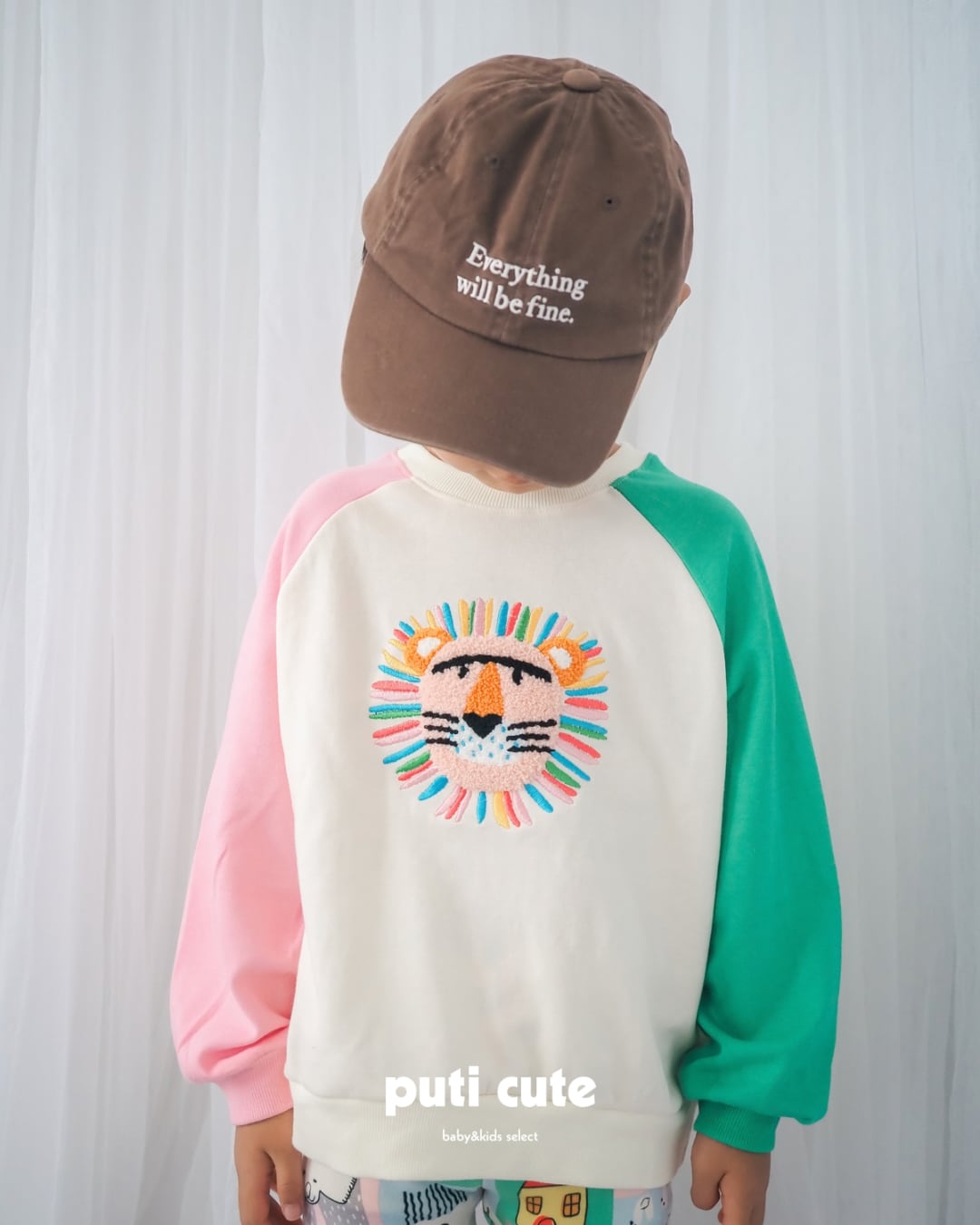 120 ꒰ 即納 ꒱ Face lion tops / orange mom ⸝⋆