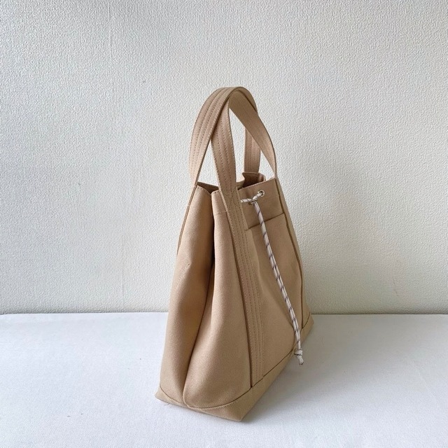 【全9色】「巾着トートバッグ」大きい／倉敷帆布 8号帆布【受注制作】