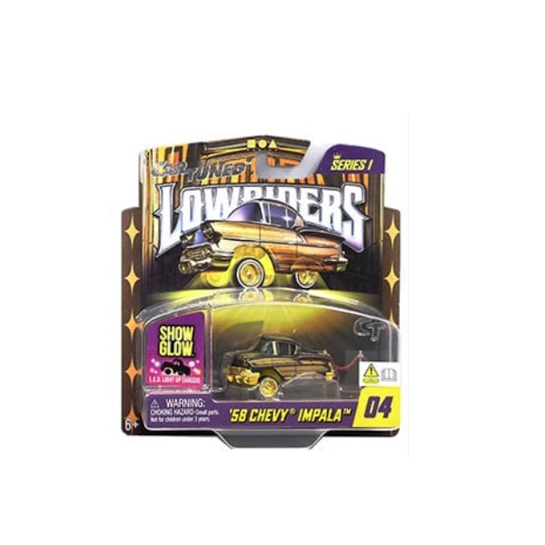 CarTuned 1:64【⑤1961 Chevy Impala】 Lowriders SHOW GLOW Series 1