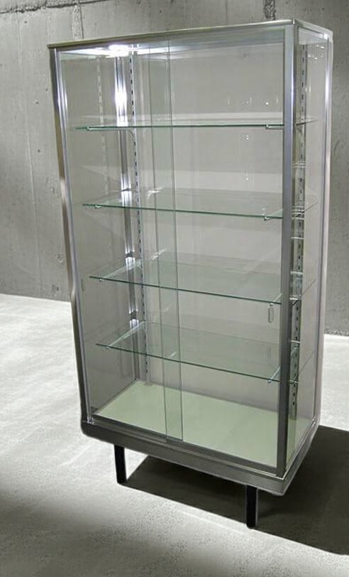 陳列ガラスショーケース☆w600x310x435☆棚板２枚 413b7b719f2caf9ad3b17f9fae0933