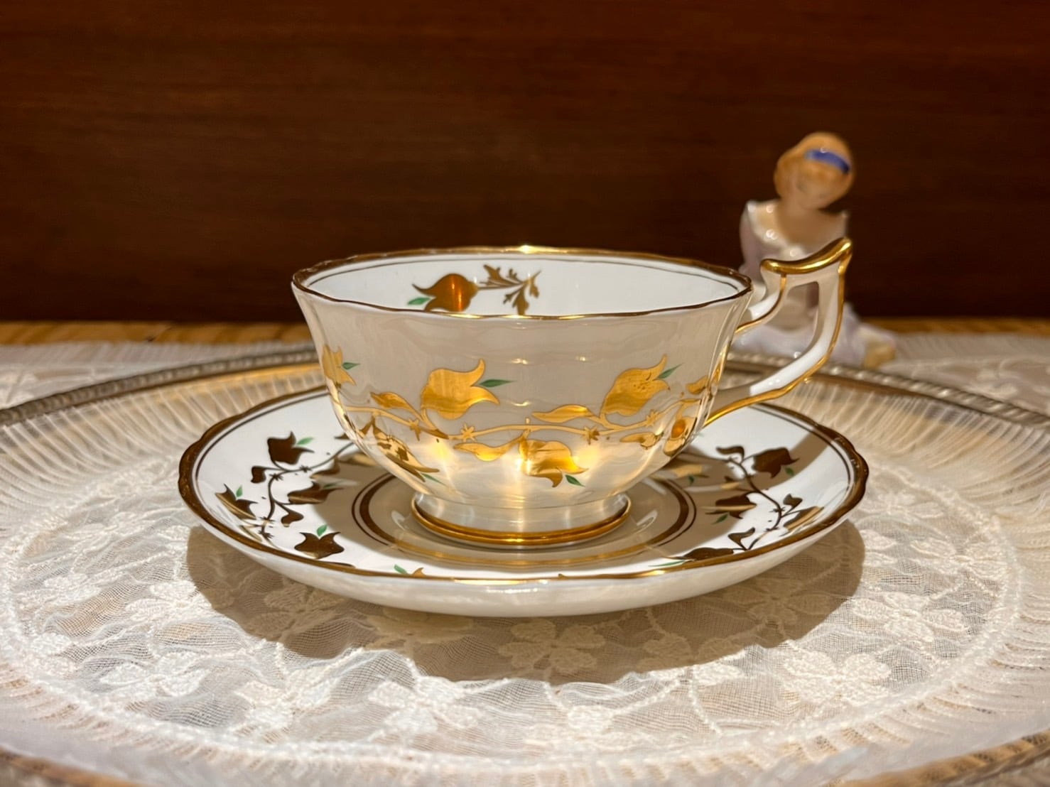 ロイヤルチェルシー　テニスン　カップ　ソーサー　プレート　トリオ　シノワズリ ロイヤルチェルシー テニスン カップ ソーサー プレート トリオ