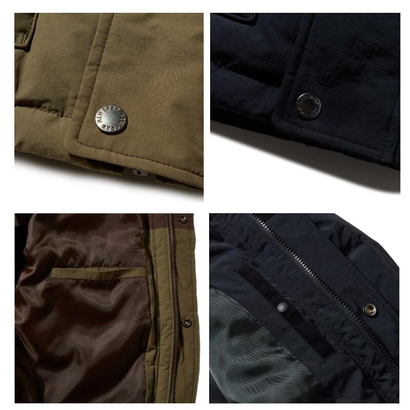 ニューエラ ダウンジャケット NEW ERA DOWN JACKET ダウン70% フェザー