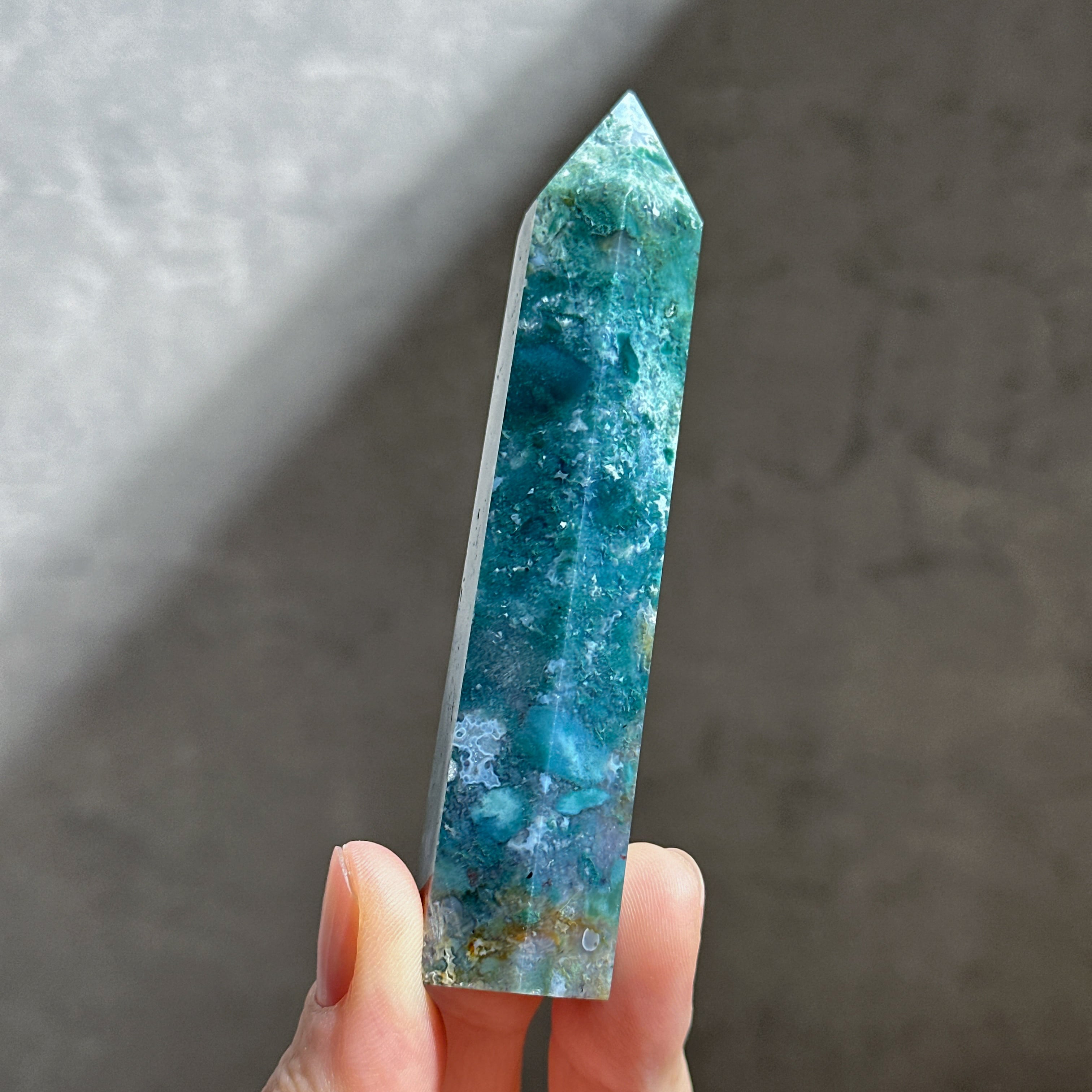 モスアゲート タワー51◇ Moss Agate ◇天然石・鉱物・パワーストーン