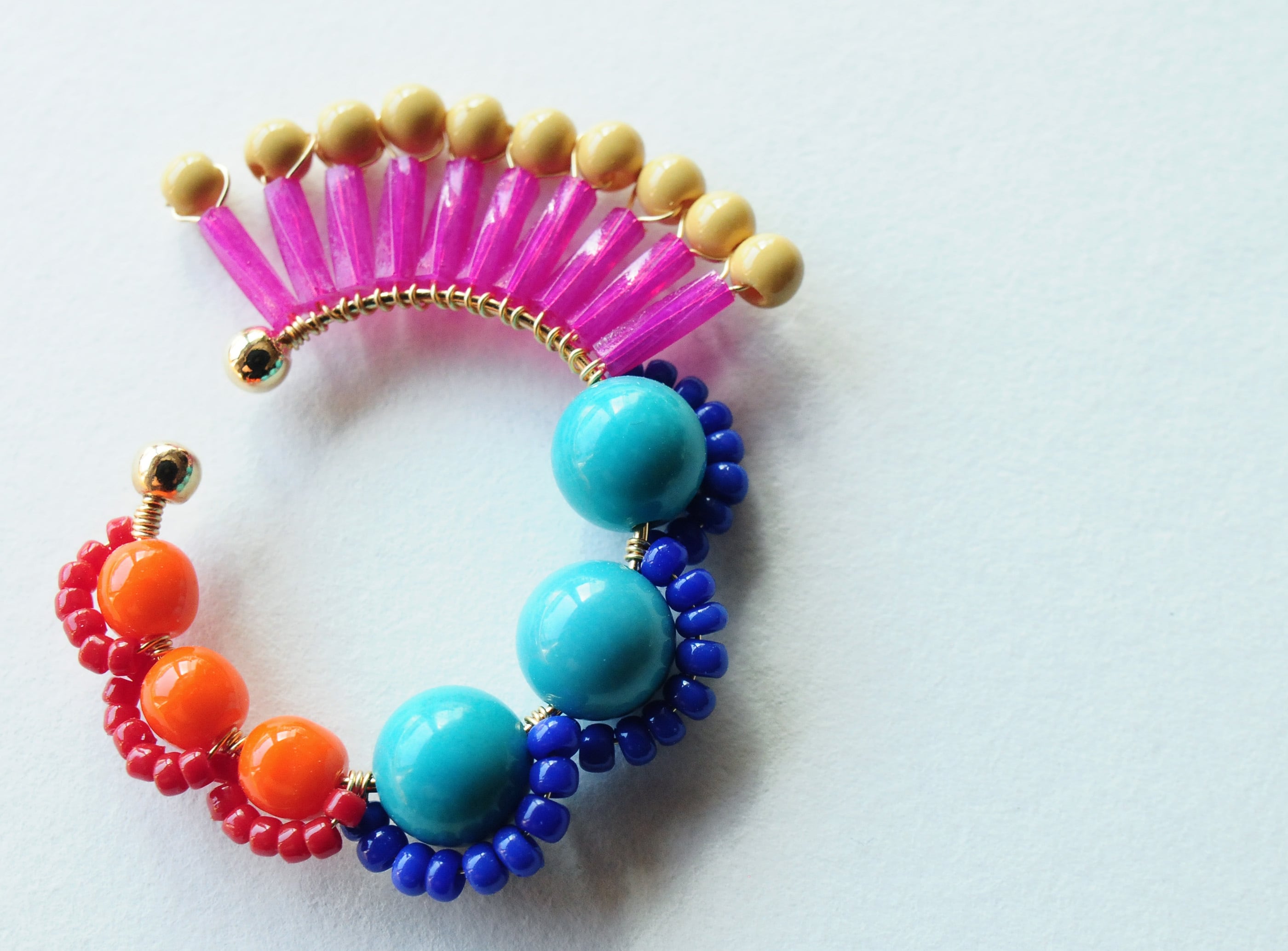 ＜Rollo～イロヅクビジュー～＞イヤーカフ『 ハミングバード/hummingbird 』<38>