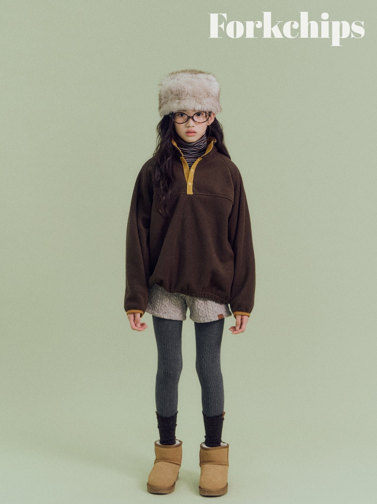 FORK CHIPS［取寄］mango fleece anorak mtm 26winter
