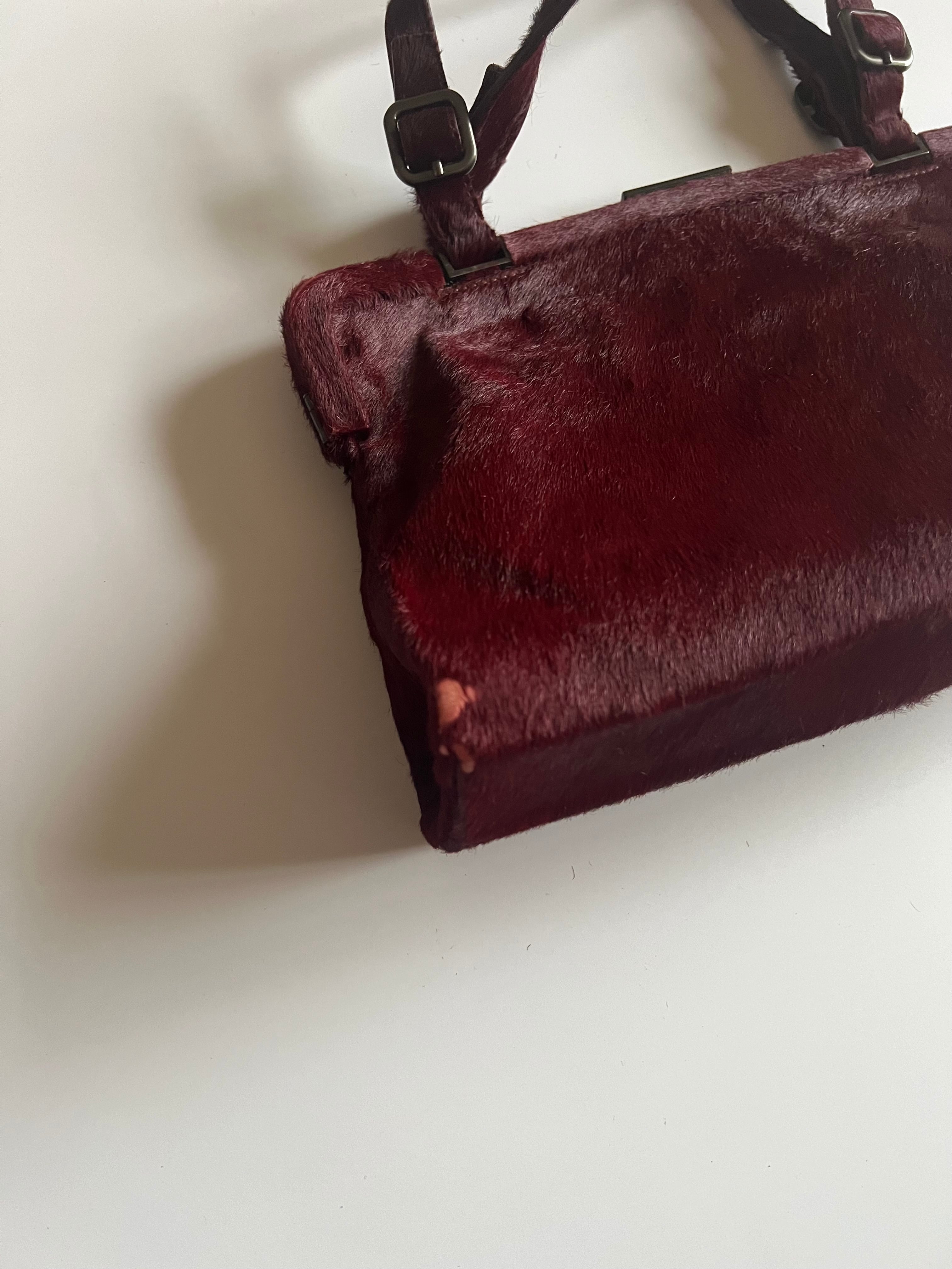 FW1997 PRADA UNBORN CARF HAND BAG | triptraproll