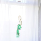 Green Bouquet - アゲートヒーリングチャイム / Agate Sun Catcher Wind Chime 348