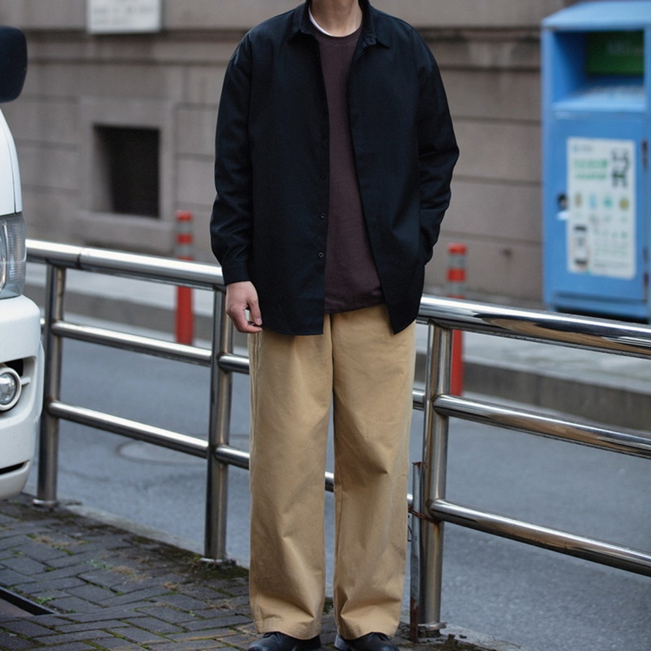 フロントフライベーシックシャツ　970