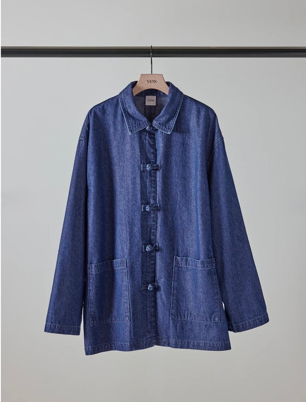 YENN 】DENIM CHINA SHIRTS JK | valance 福井｜レディースセレクト