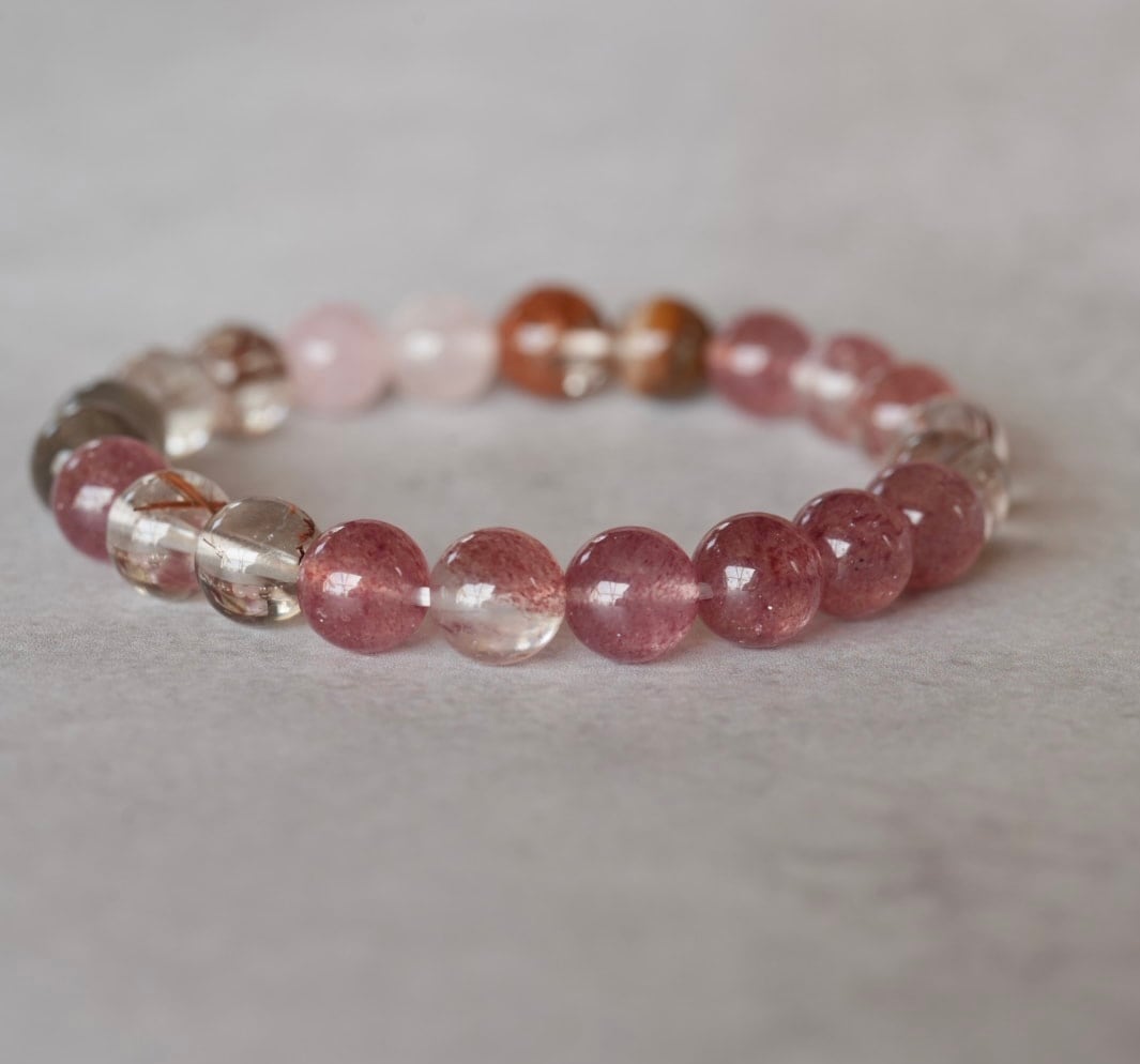 カラフル ラビットヘア クォーツ - Colorful Rabbithair Quartz - ②