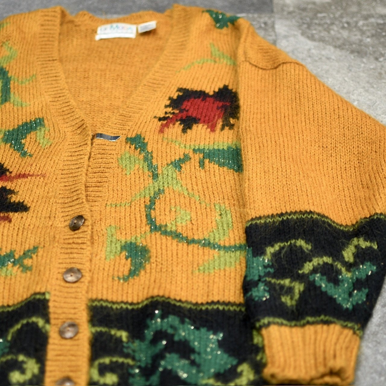 design mohair cardigan