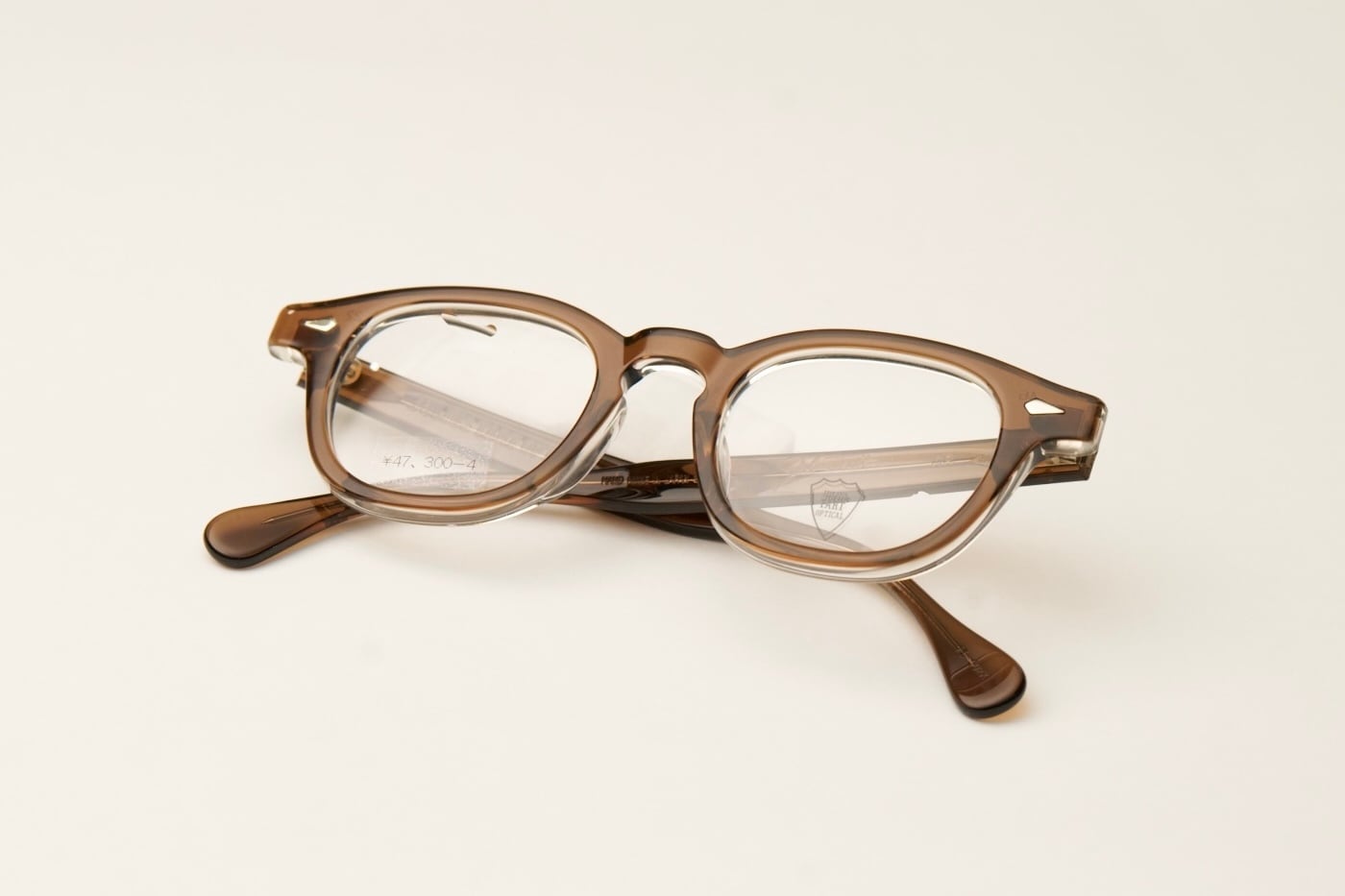 JULIUS TART OPTICAL】AR 46-22 Col:BROWN CRYSTAL | CLAN EYEWEAR
