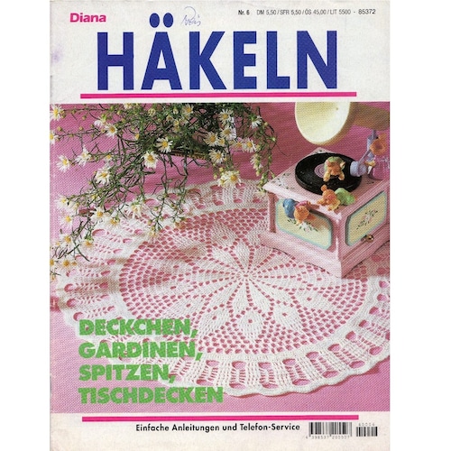 Diana  Häkeln3 　クロッシェ　かぎ針編み ドイツ 　Nr.6
