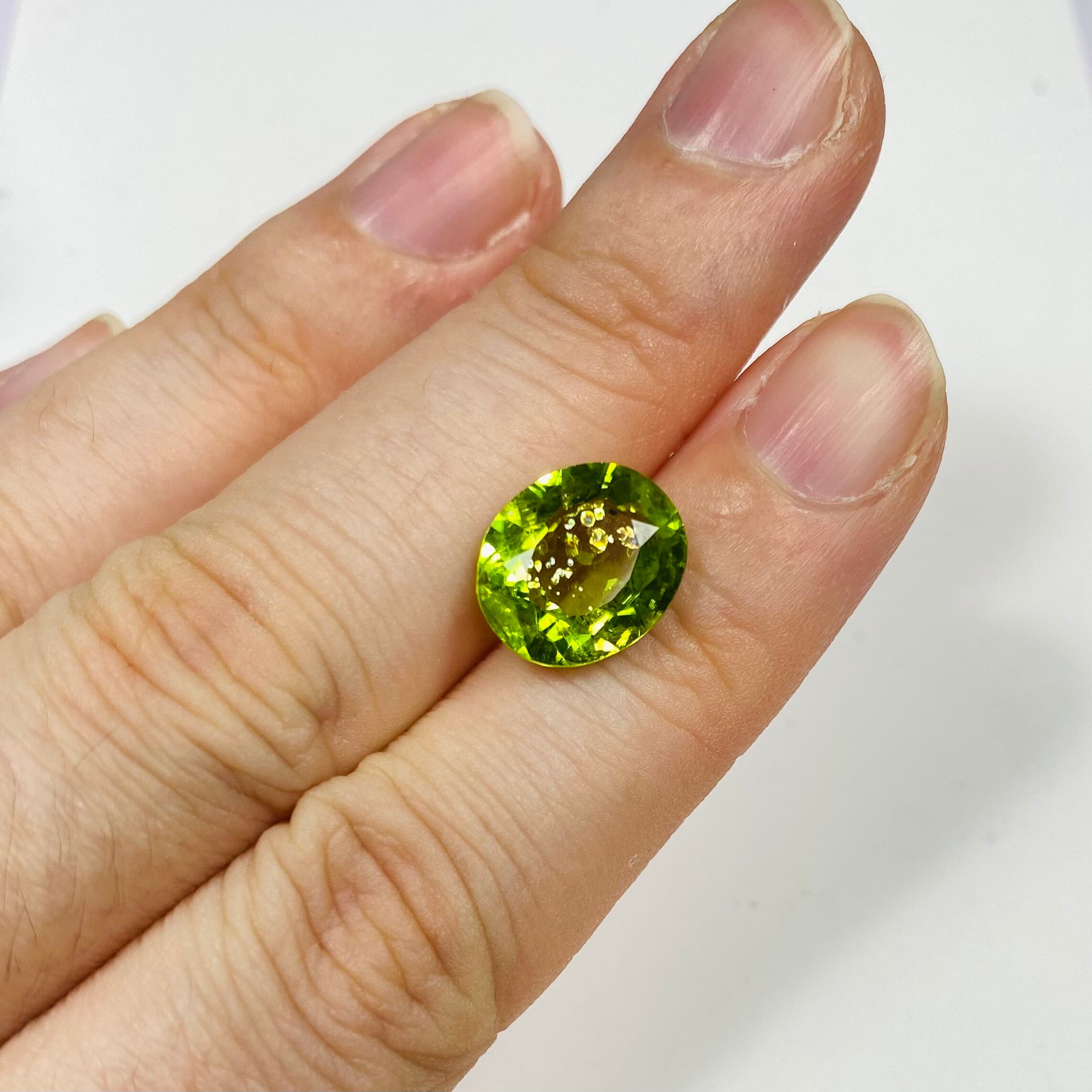 蓮の葉リリーパッドペリドット 3