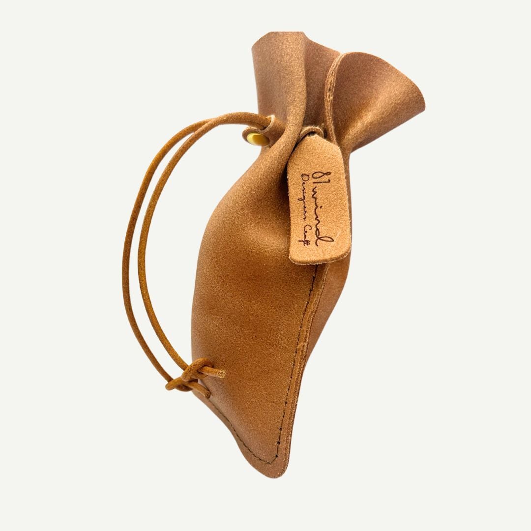 革 巾着 きんちゃく 袋 牛床革 | アンティーク革工房｜81wind(ハイ