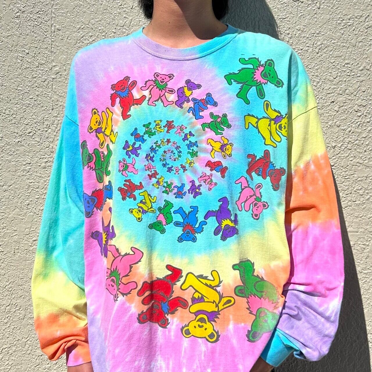 90s ヴィンテージ USED レトロ  アニメ タイダイ Tシャツ