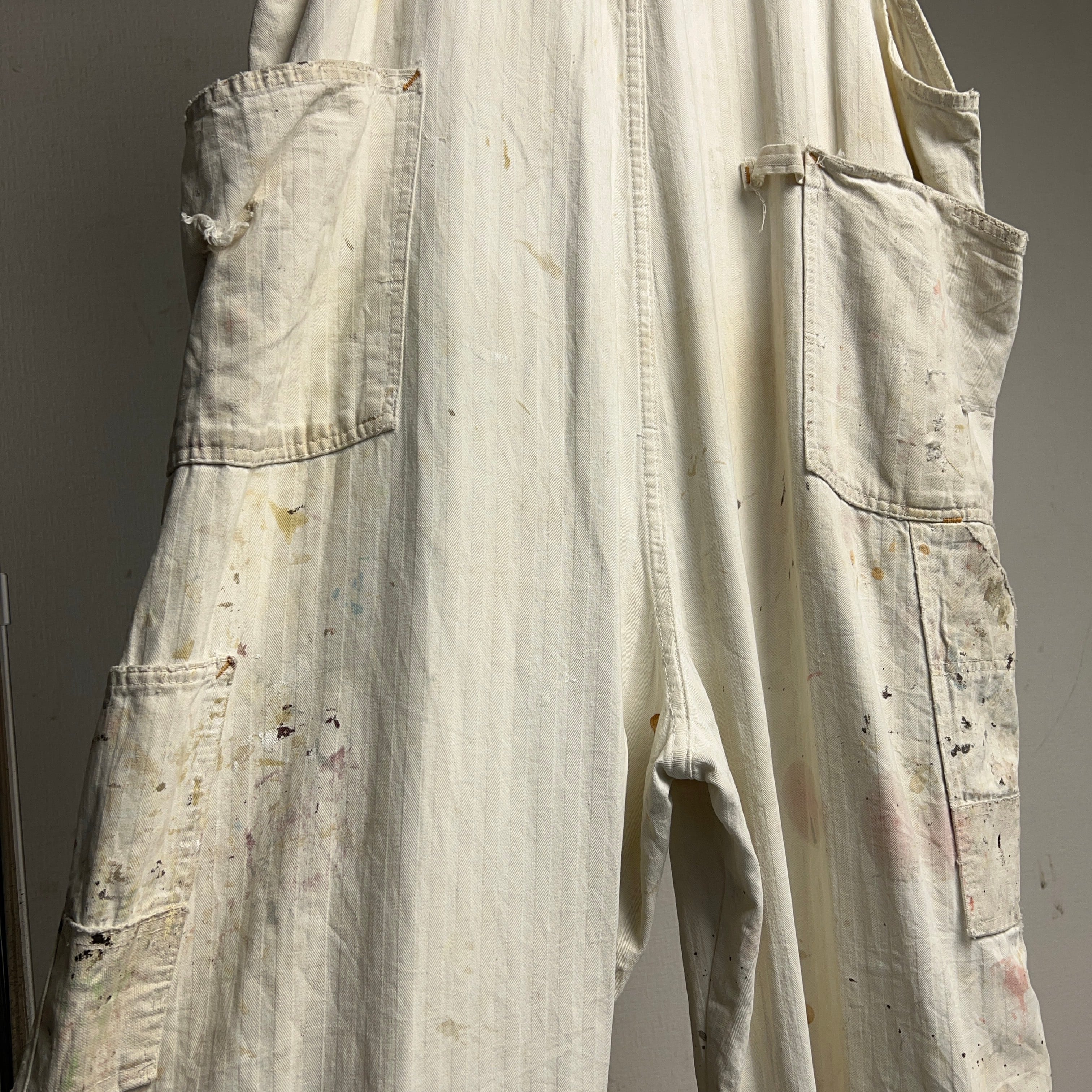1950's BEN DAVIS HBT WHITE OVERALL 