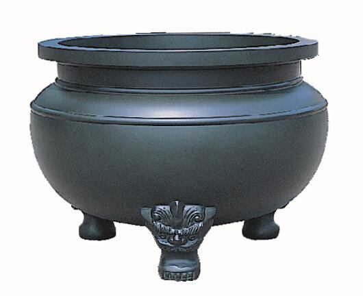 獅子足香炉 1.5尺