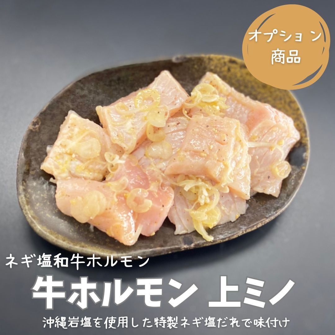 おうちdeホルモン＞【味付き／塩】シン・和牛大トロホルモン3銃士