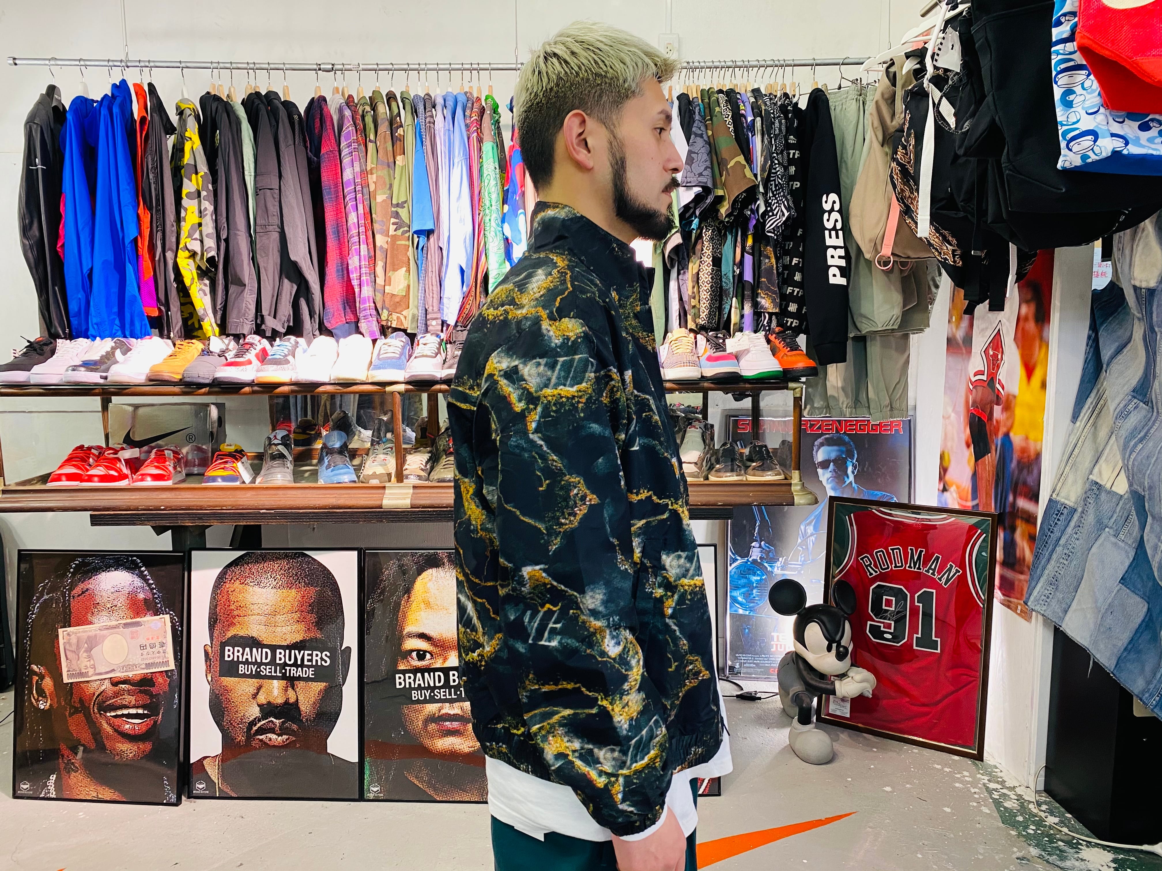 Supreme 20AW MARBLE TRACK JACKET MEDIUM BLACK 85KC3668 | BRAND 