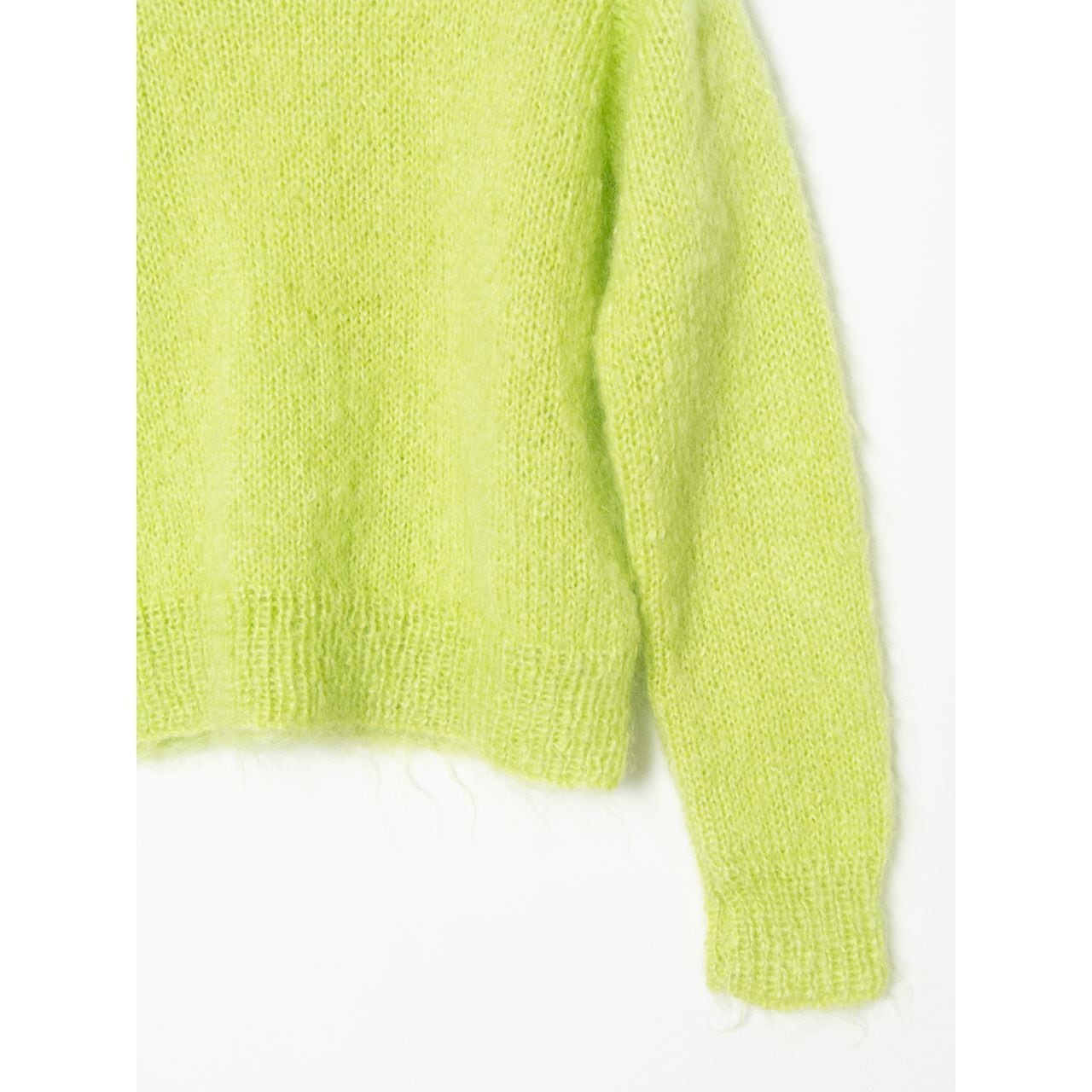 【Made in Scotland】70's Mohair high neck sweater hand knit（スコットランド製 モヘア ハイネックセーター ニット）10b
