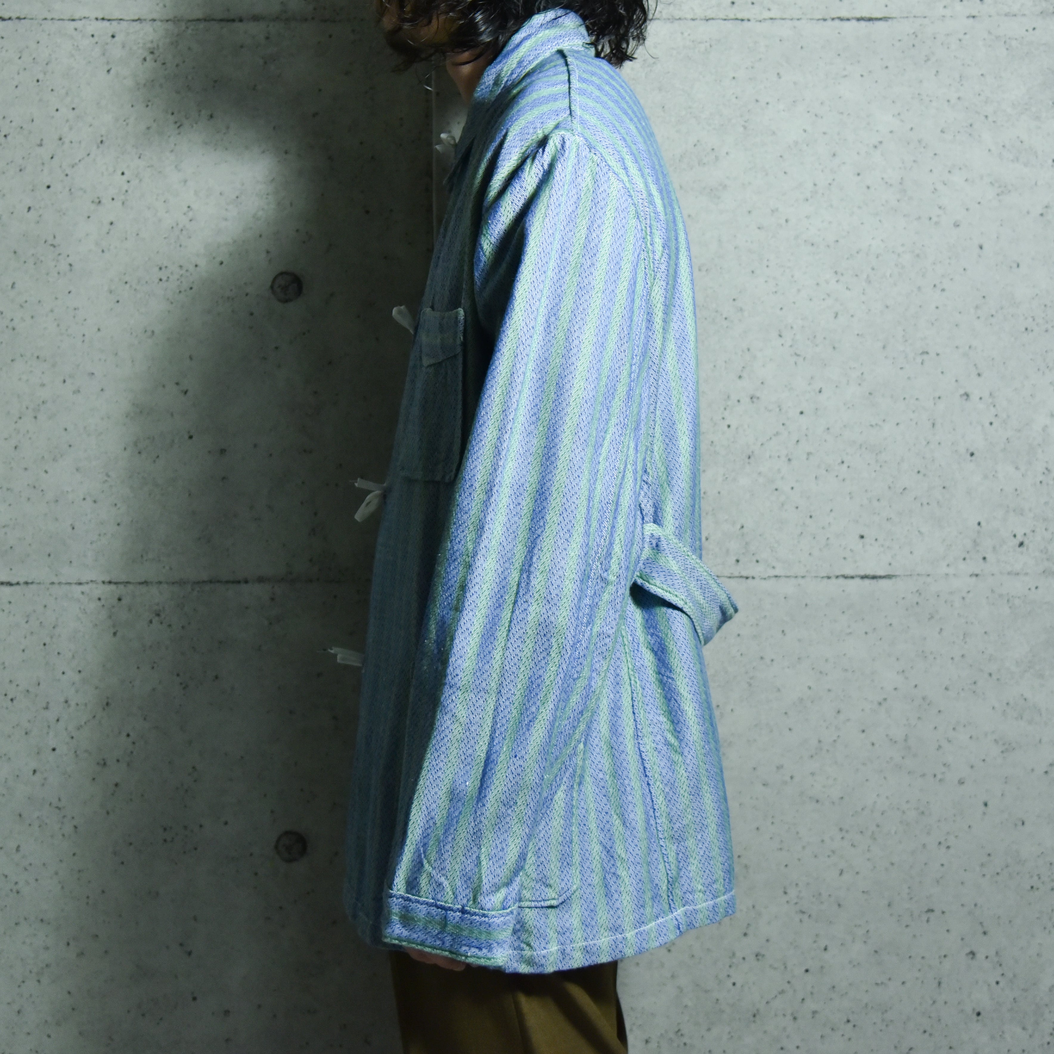 DEAD STOCK】Bulgarian Army Stripe Sleeping Shirts Setup ブルガリア