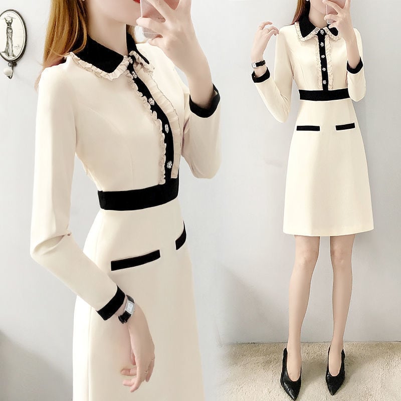 ワンピース スーツ ワンピドレス ミニ ミニ丈 膝上 半袖 7分袖 七分袖 長袖 襟付き フレア スリム タイト 細身 フリル ウエストマーク ハイウエスト かわいい きれいめ 上品 おしゃれ お洒落 レトロ エレガント フォーマル 無地 ボタン ポケット 切り替え バイカラー 春 夏 秋 冬 オールシーズン シーズンレス 謝恩会 結婚式 二次会 披露宴 10代 20代 30代 40代 レディース お出かけ パーティー イベント ホテル レストラン 美脚 脚長 S M L XL 2XL ジャスト ホワイト