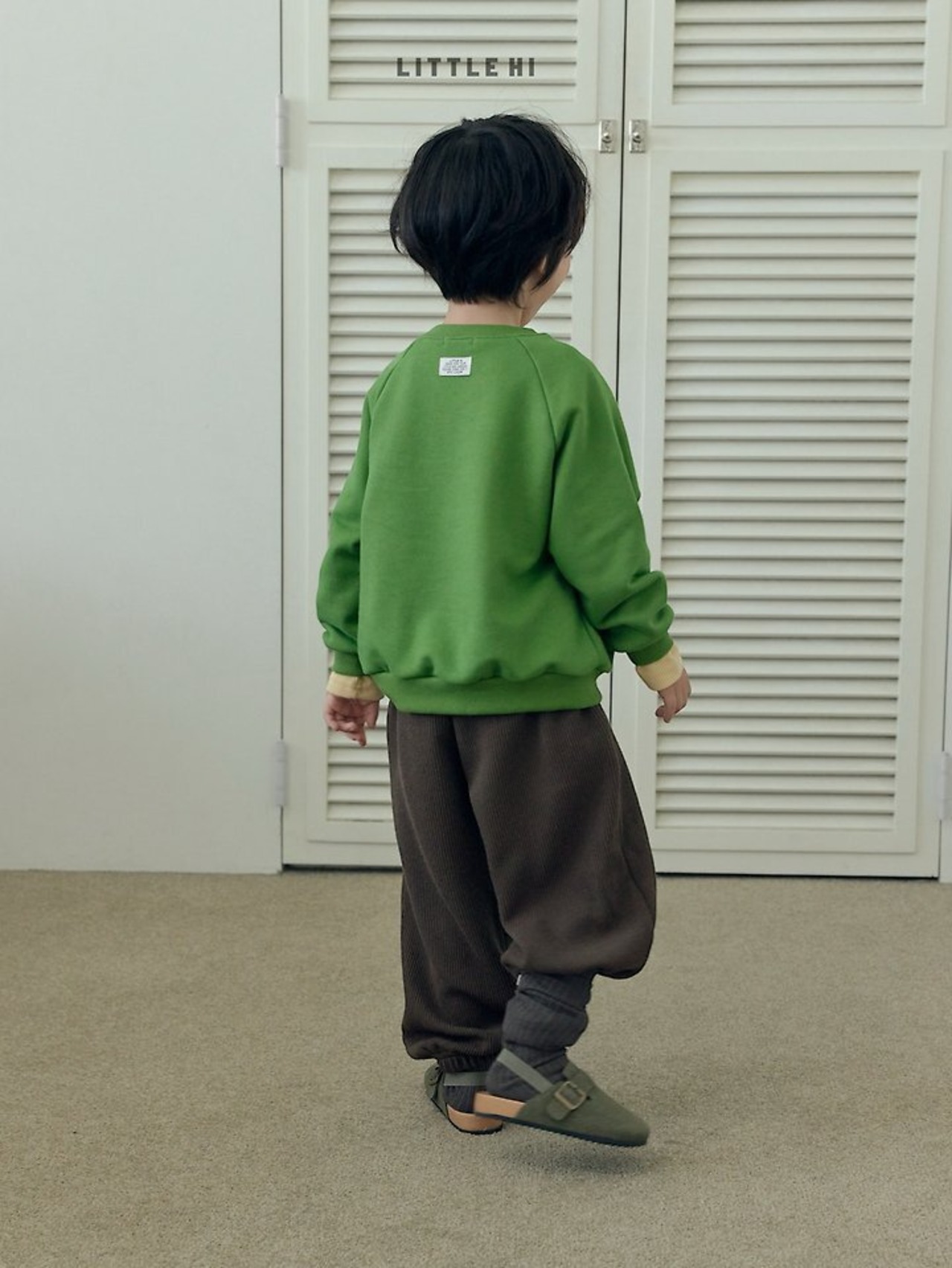 【取寄】LITTEL HI キチVネックMTM｜秋服｜韓国子供服｜26/AT