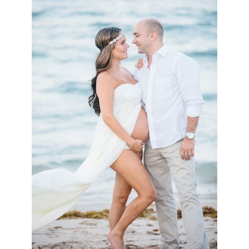 【新作】【送料無料】 マタニティポグラフィー小道具妊娠中のドレスマタニティ服妊娠中の女性マタニティドレスPoシュート expec528775376401