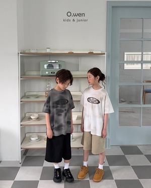 [O.wen] Track Wash Short Sleeve T-shirt (JS/JM/JL/JXL) / [오웬] 트랙워싱반팔티 (JS/JM/JL/JXL)