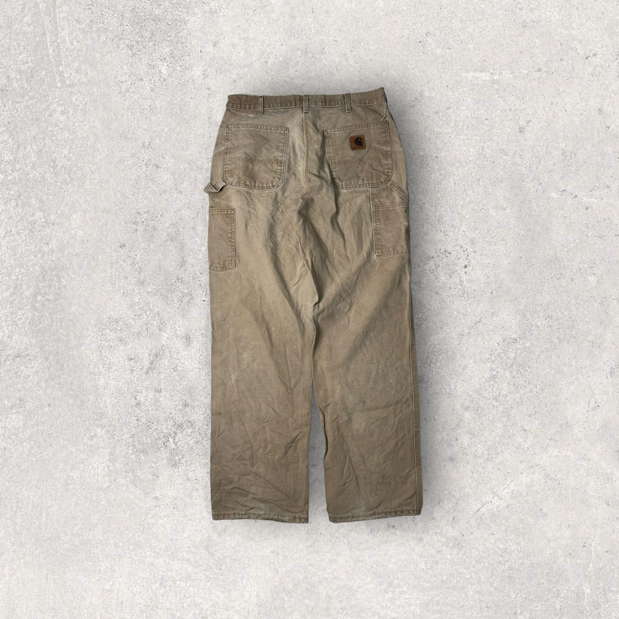 "90's Carhartt" dack painter pants made in USA