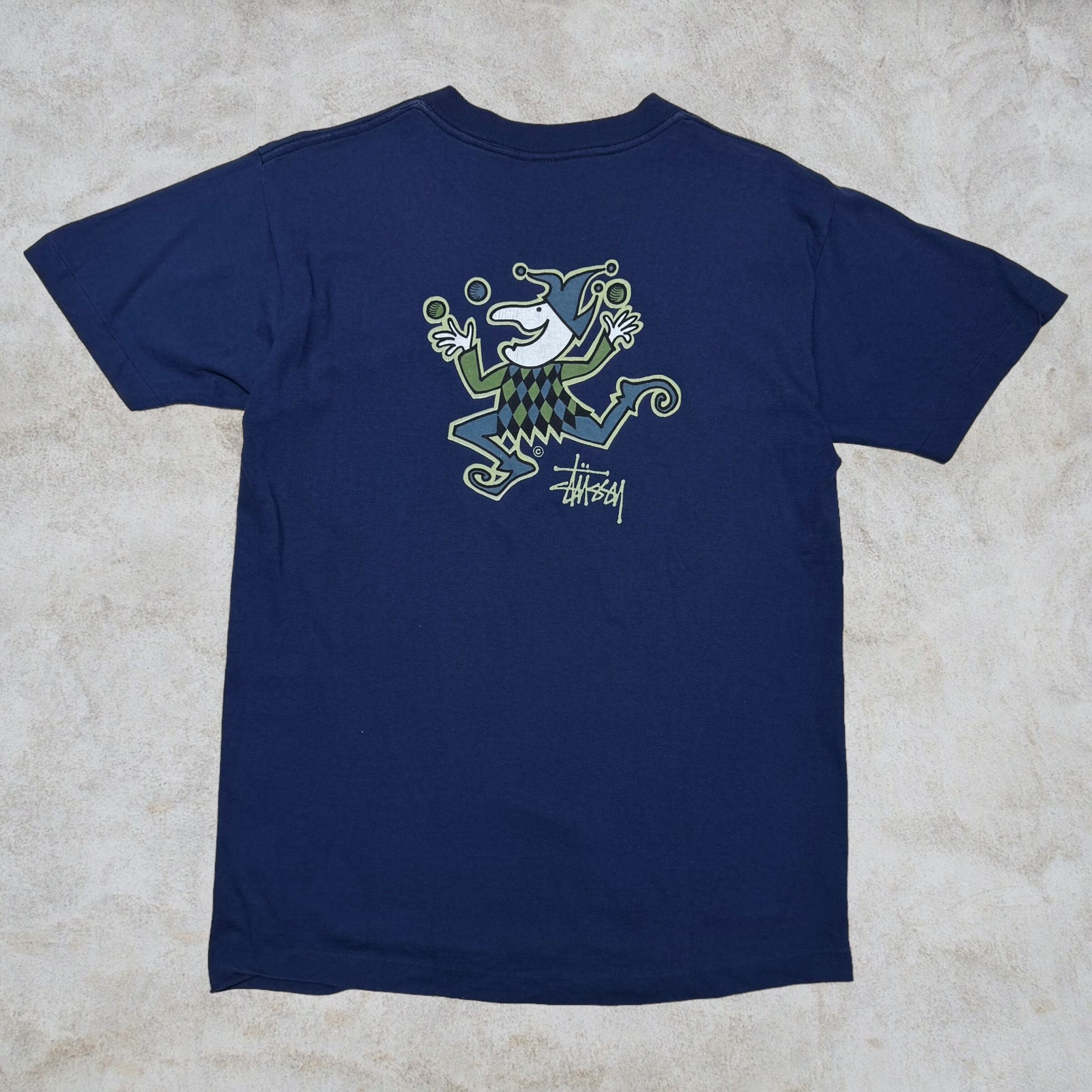 90's old stussy Joker Pierrot Design Tee “黒タグ 90's old stussy Joker Pierrot Design Tee “黒タグ