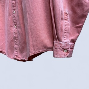 L.L.BEAN COTTON PIQUE L/S SHIRT
