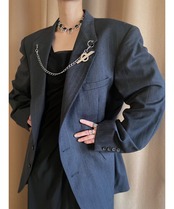 MADE IN U.S.A. big shoulde remake jacket-3983-2