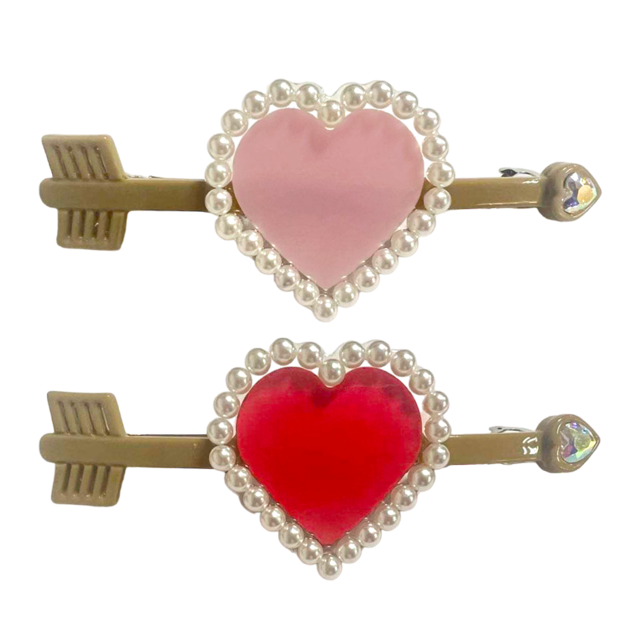 HEART WITH ARROW BARRETTE ハートアロー　バレッタ