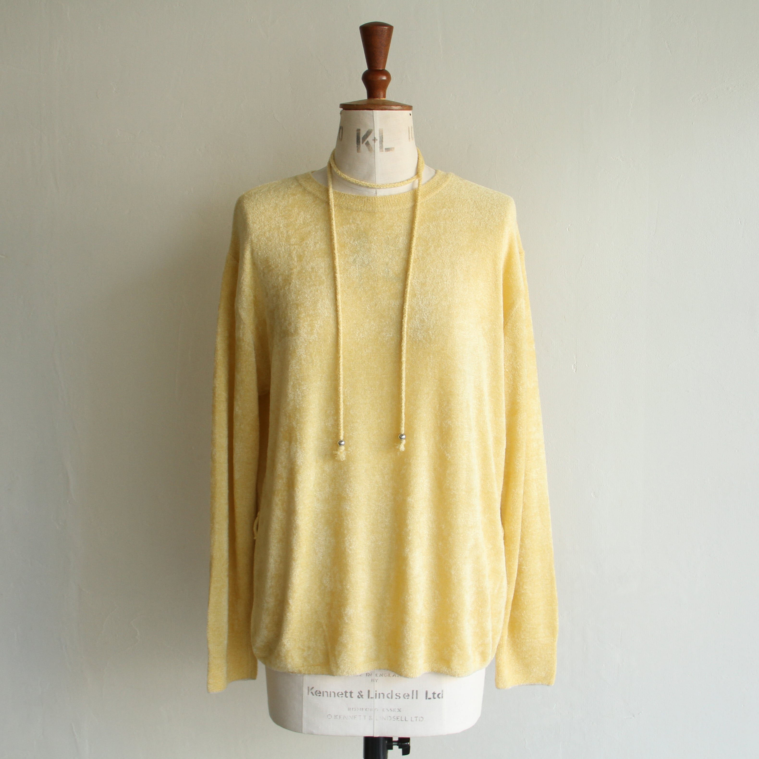 JOICEADDED Velour Knit Sweater
